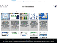 Tablet Screenshot of cbceurope.it